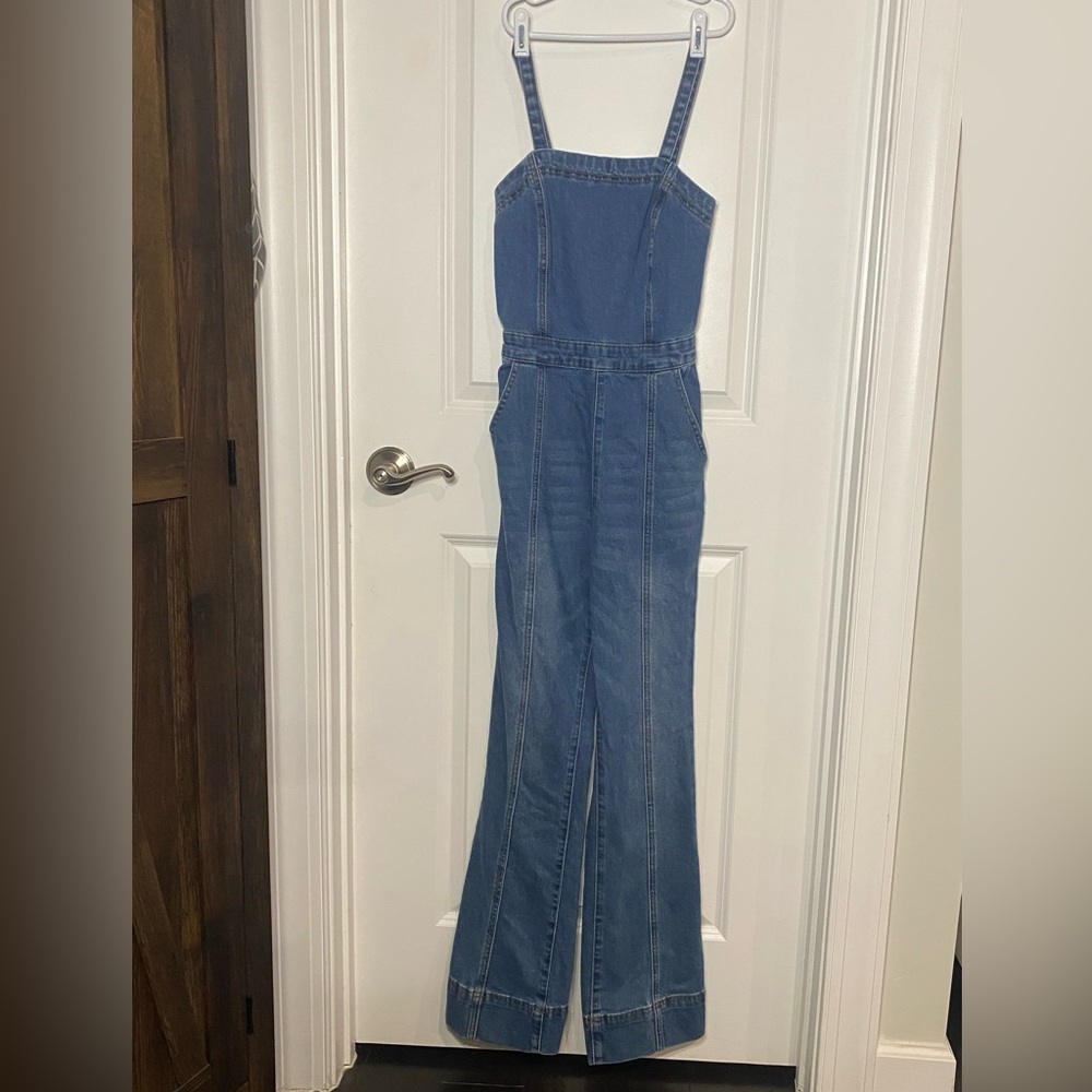Sincerely Jules Blue Denim Jumpsuit